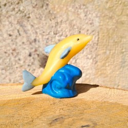 Figurine dauphin et vague...